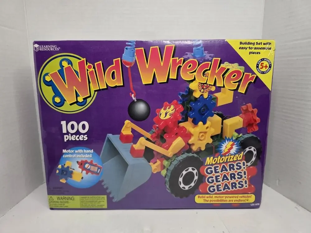 Sealed Resources Wild Wrecker Gear Building Kit Motorized 100 Pieces